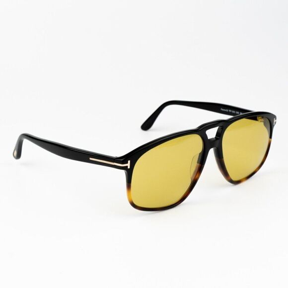 NEW Tom Ford FT1000/S 05E PIERRE-02 Black Brown Square Unisex Sunglasses main image 12